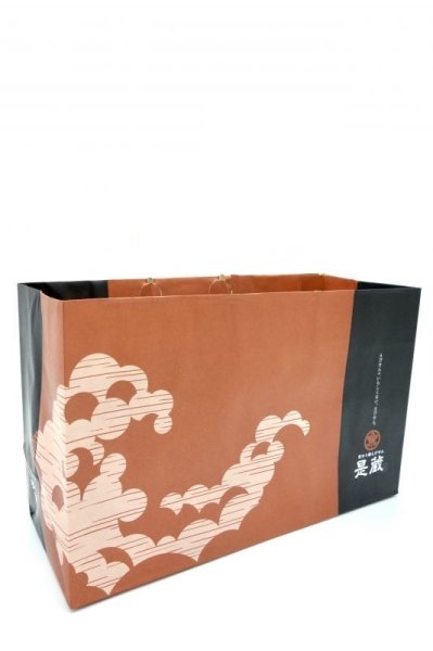 画像1: お手提げ袋　紙袋　中 (1)